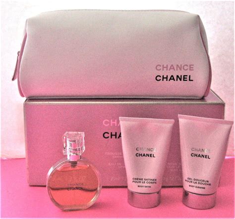 chanel perfume chance gift set|Chanel chance fraiche gift set.